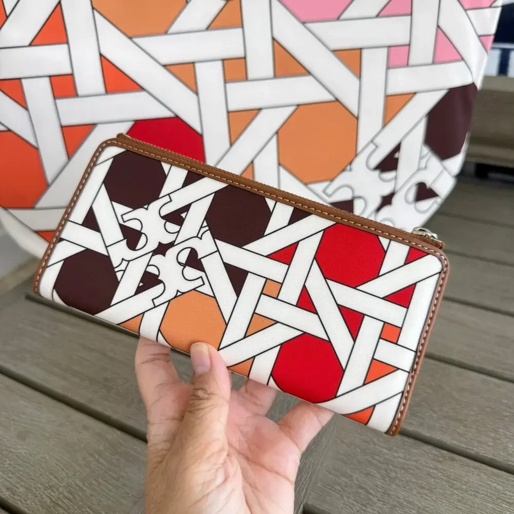 Bundle‼️Tory Burch Nylon Large Tote 176043 & Slim Envelope Wallet 175894
